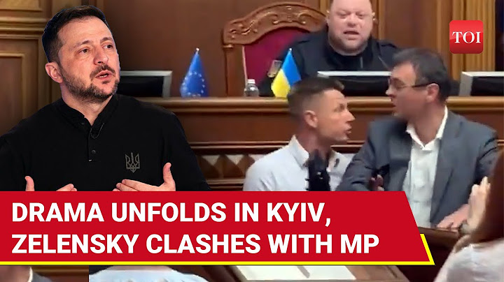 Zelensky FIGHTS With MP In Ukraine Parliament; ‘You Are Forcing Us To Go Against Russia…’ | Watch