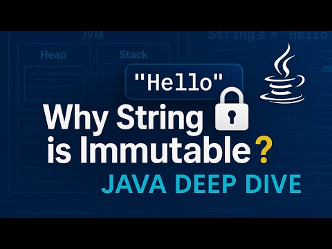 🔒 Why String is Immutable in Java? | Core Java Concept Explained Clearly