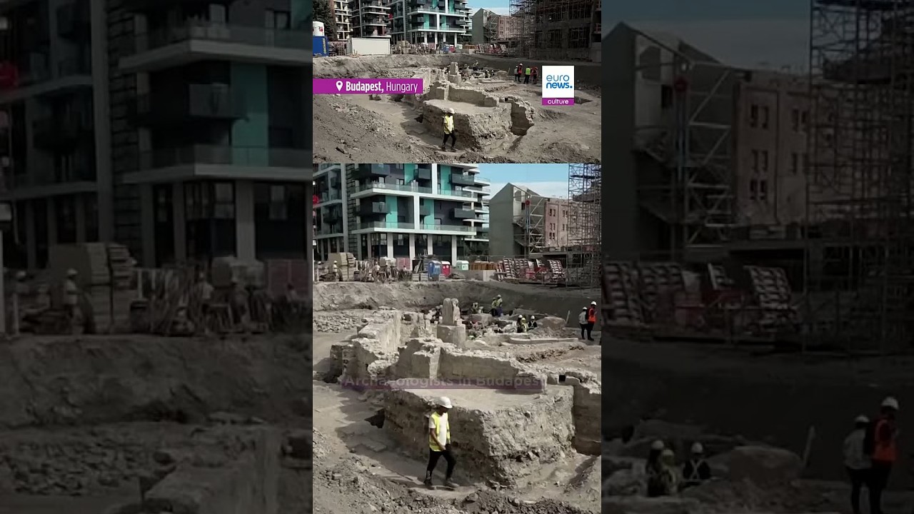 Archaeologists baffled by huge Roman structure found in Budapest