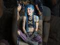 Jinx Vi Caitlyn Ekko on the Arcane set : League of Legends Live Action Behind the Scenes AI