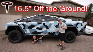 How High Can The Tesla Cybertruck Go? A Detailed Look At Ride Height Measurements!