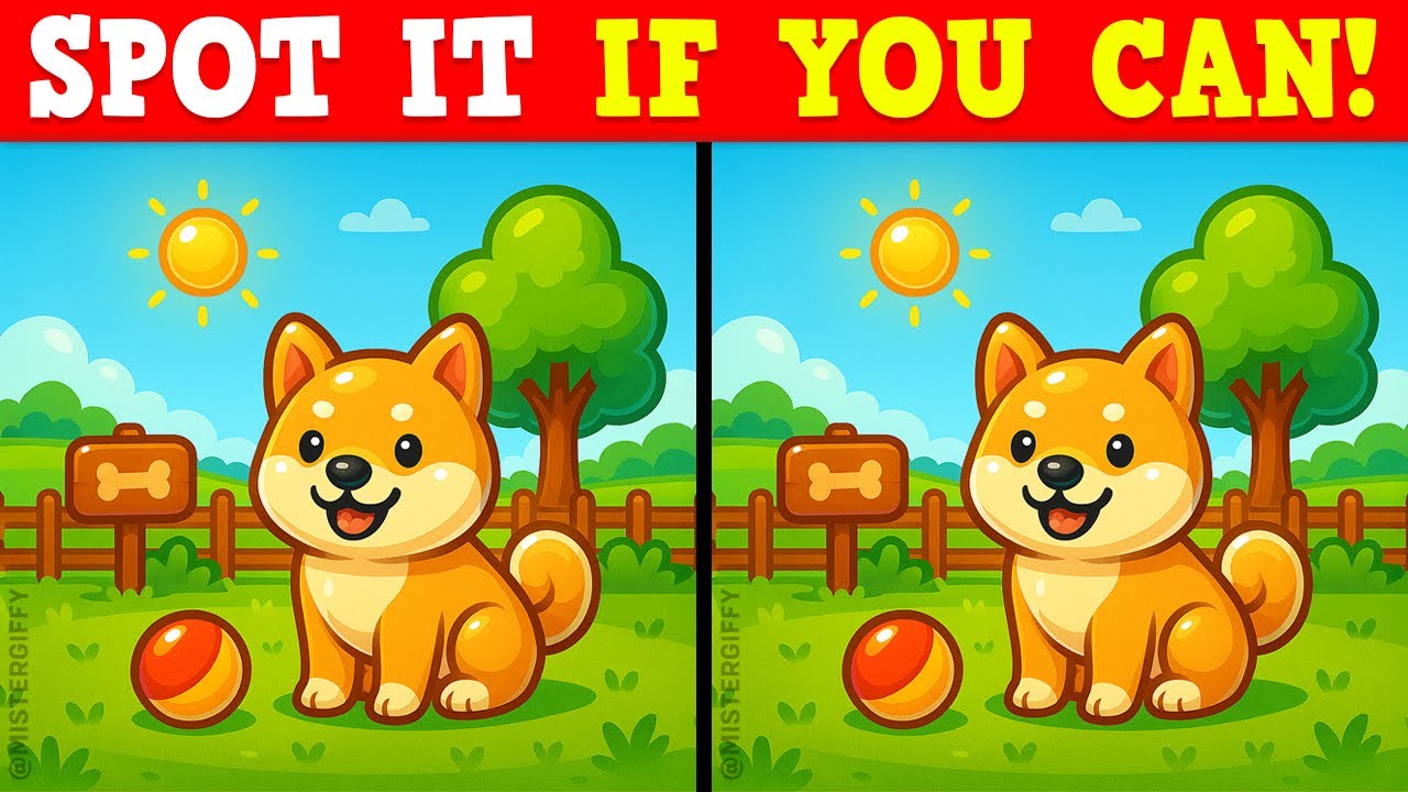 🔍🧩 Can You Find The Difference in 90 Seconds? | Spot 3 Differences ...