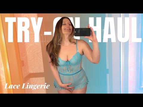 4K Transparent Lace Lingerie DRESSING ROOM TRY ON | Victoria’s Secret Spring Collection