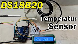 How to use DS18B20 Digital Temperature sensor with Arduino and View on LCD I2C | DS18B20 sensor