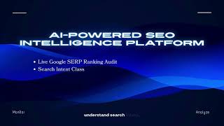 AI SEO Agent: Google Rankings, Search Intent & AI Overviews | Suproc