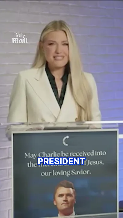 Charlie Kirk’s widow Erika thanks Trump and Vance