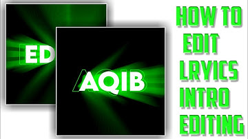 New Style Trending Lyrics Intro in || Alight Motion Video Editing Tutorial || Aqib Editx