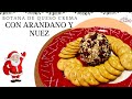 Botana Navideña con queso crema nuez y arándanos Facil y económica #reposteandoconsarita