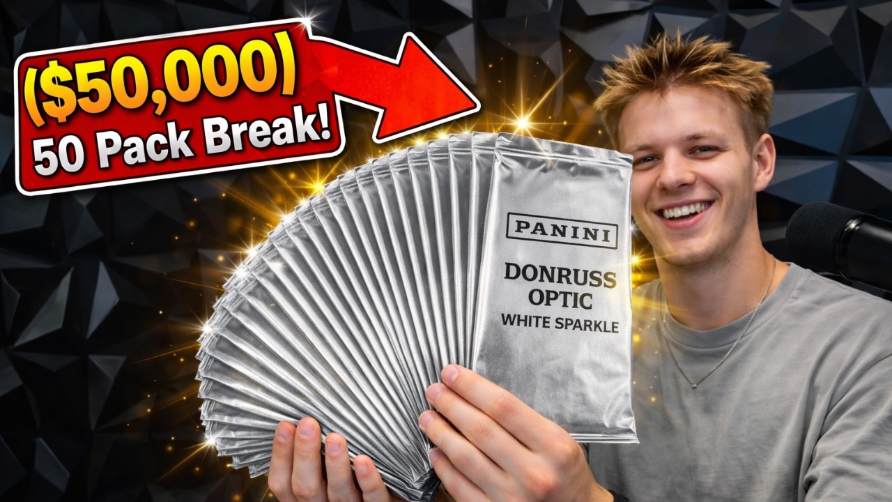 50 White Sparkle Pack Opening! ($15,000 Card Pulled)