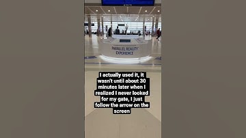 Parallel reality, cool technology at Detroit airport #tech #future #travel #flying #traveling