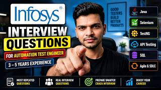 Infosys Automation Test Engineer Interview Questions 🔥 | 3–5 Years Experience |
