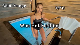 Cold Plunge In A 10ºc Water Wim Hof Method
