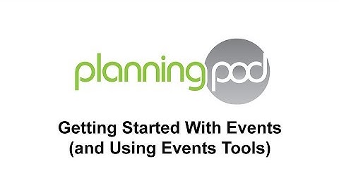Event Planning Software Tools - Getting Started With Planning Pod [OUTDATED]