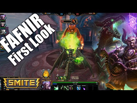 smite fafnir gameplay pts first look youtube