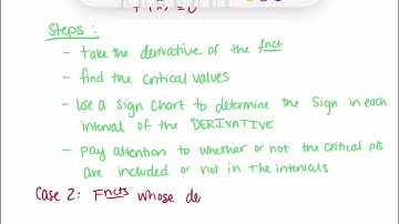 AP Calculus 5.1 Extreme Values of Functions notes part 2