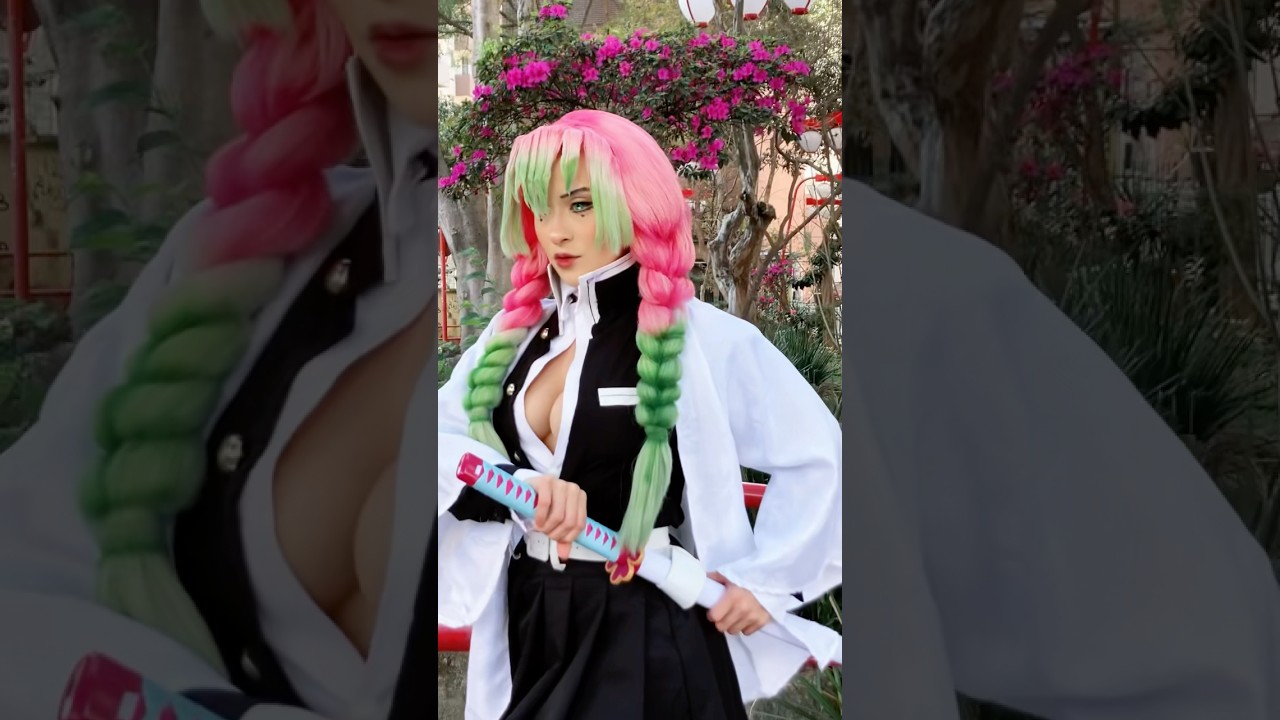 Mitsuri Kanroji Cosplay Demon Slayer #demonslayer #cosplay #mitsuri #tanjiro