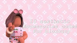 10 aesthetic accessories codes for bloxburg