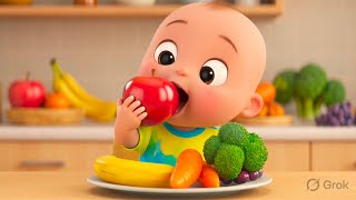 🍎 Yummy Healthy Food Song | Kids Songs & Nursery Rhymes