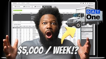 How To Make $5,000 / Week With a BoxTruck Using DAT One in 2025 with a NEW Authority 