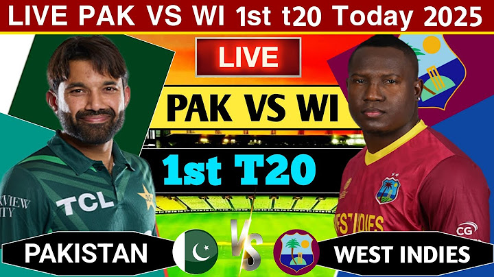 pak vs wi match today Highlights | pak Vs wi 1st t20 match Commentary & Score