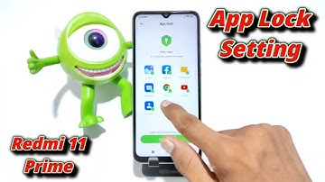 How to lock apps in Redmi 11 Prime/Redmi 11 Prime me app lock kaise kare/app lock setting