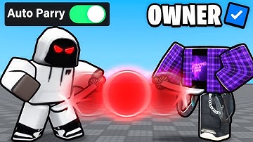 AUTOPARRY Vs OWNER In Roblox Blade Ball..