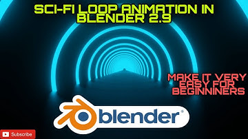 SCI-FI LOOP ANIMATION MAKING IN BLENDER 2.9 FULL MAKING VIDEO EEVEE ||MAK INDIA