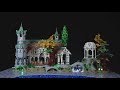 Brickbling light kit for lego the lord of the rings rivendell 10316