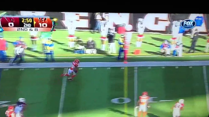 Jerome Simpson, Cincy Bengals front flip into end zone