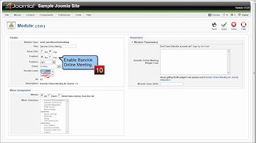 Set Up Banckle Online Meeting Widget on your Joomla Websites