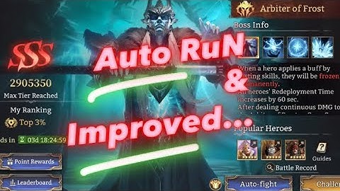 #watcherofrealms : SSS IN ARBITER of FROST❗️