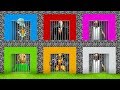 Minecraft PE : DO NOT CHOOSE THE WRONG PRISON! (Baldi's Basics, Slenderman, Granny & Squidward)