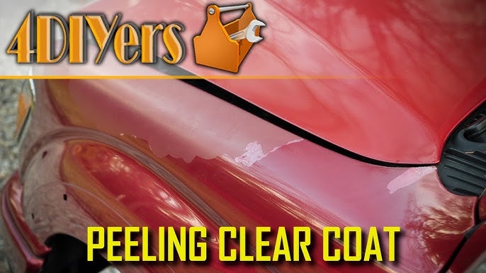 Simple Peeling Clear Coat Fix Watch This! Temporary Fix (Order at