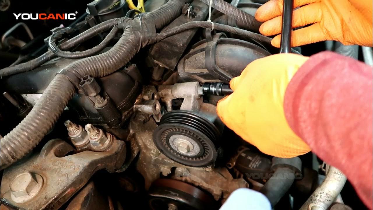 2013-2020 Ford Fusion Serpentine Belt and Tensioner Pulley Replacement