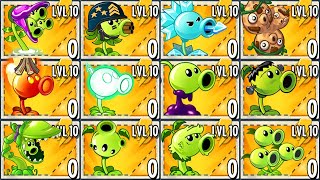 All PEA & PREMIUM Plants Max Level Vs PvZ 2 All Gargantuar – Who Wins?" in PvZ 2 Mod Final Boss