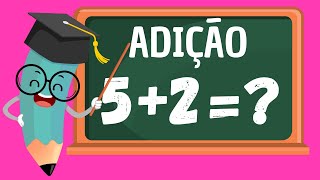 Aprendendo a somar | Como aprender a fazer contas | Matemática para crianças | Contas de adição