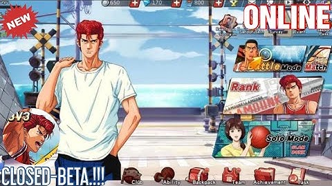 SLAM DUNK (ENG/CBT) 2020 Online 3v3 Basketball-Game Mobile Android-Gameplay