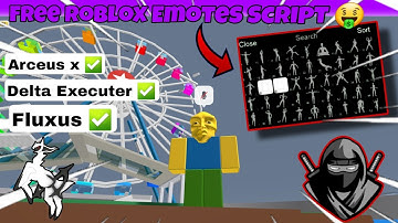 Arceus X Scripts | *FE* | Roblox Emotes for *FREE* 🤩 || All Emotes | Working 2023 || All Executers 🌟