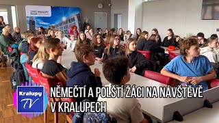 Kralupy TV: Němečtí a polští žáci na návštěvě v Kralupech (22. 4. 2024)