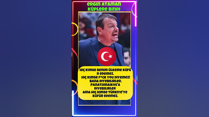 Ergin Ataman Küplere Bindi "Kimse Benim Ülkeme Küfredemez" #erginataman #türkiye
