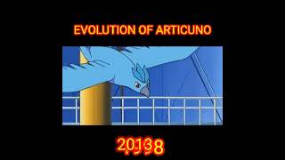 EVOLUTION OF ARTICUNO.#EVOLUTION#POKEMON#ARTICUNO#PIKACHU#shorts