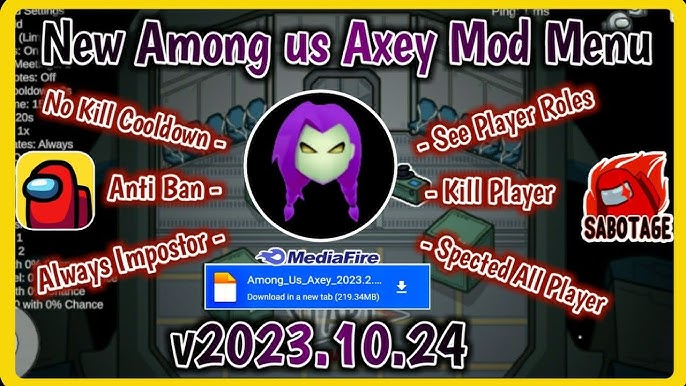 🔴 Among Us Latest Axey Mod Menu