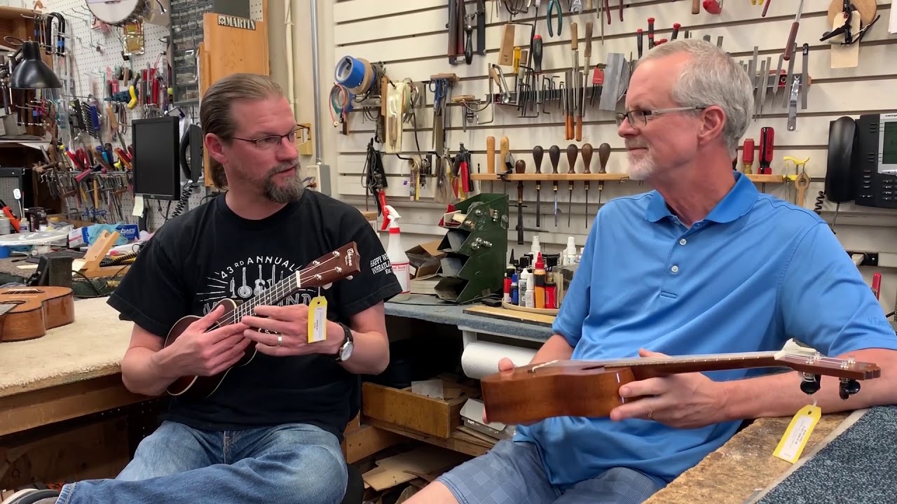 In The Shop, "Ukulele Set Up" Elderly Instruments YouTube