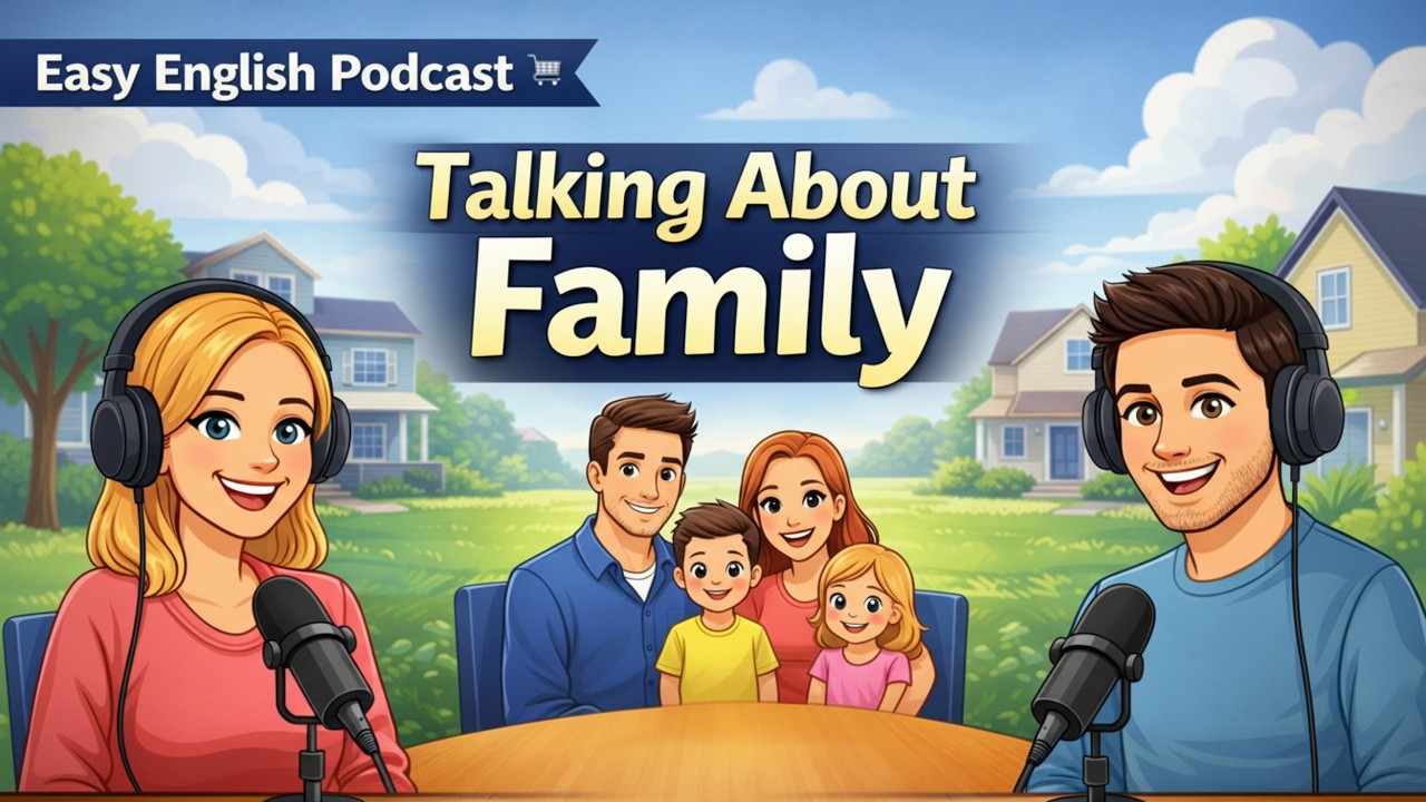 Learn English: How to Talk About Your Family | Beginner English Podcast | Talks Sarah