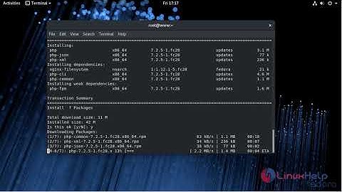 How to install Linux Dash on Fedora 28