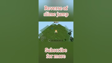 #short Slime Jump Reverse Funny | Minecraft | #Let