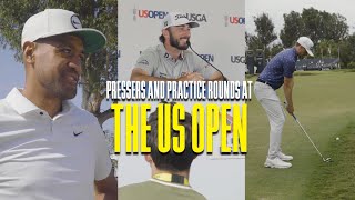 &quot;We&#39;re learning the golf course&quot; | Seen &amp; Heard at LACC | U.S. Open Tuesday