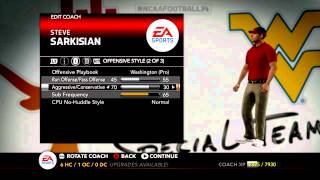 NCAA 14: Operation Sports Sliders - Coaching Aggression Sliders