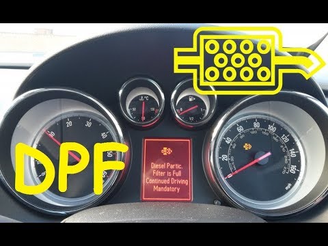 Opel Vauxhall Astra J DPF Regeneration / DPF Light 🔥 - YouTube