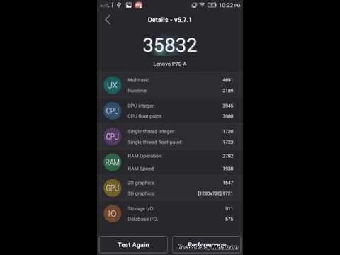 Review Lenovo P70 - antutu